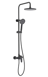 Aquatek Душевая система Бетта AQ2160MB матовая черная – фотография-1