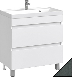 Водолей Мебель для ванной Best 80 серый камень – фотография-3