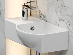 Ceramicanova Раковина Element 40/22 CN6039R белая – фотография-2