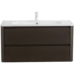 Cezares Тумба под раковину Relax 100 подвесная оружейная сталь – фотография-2