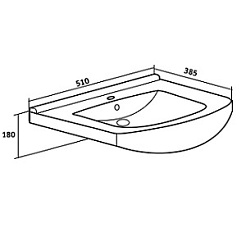 Runo Тумба с раковиной Лотос 50 – фотография-8
