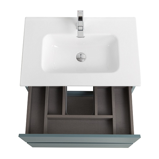 BelBagno Тумба под раковину Kraft 70 подвесная Голубой Матовый – картинка-7