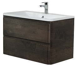 BelBagno Тумба под раковину Albano 100 подвесная Rovere Nature Grigio – фотография-1