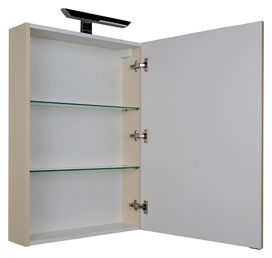 Aquanet Зеркальный шкаф "Эвора 60" сливочный – картинка-7