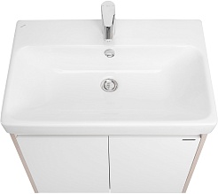 Акватон Тумба под раковину Сканди Doors 70 белая/дуб верона – фотография-4