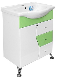 Mixline Тумба под раковину Венеция 60 зеленая – фотография-1