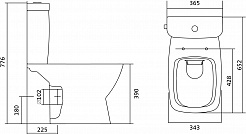 Santek Унитаз-компакт Нео Rimless 1WH302418 – фотография-12