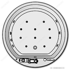Kolpa San  Комплект гидро-аэромассажа Kolpa San Vivo Luxus (подсветка, дезинфекция, массаж: боковой, аэромассаж) – фотография-1