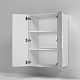 Am.Pm Навесной шкаф Func 60x90 белый глянцевый – фотография-10