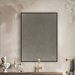 Vincea Зеркало 60x80 VLM-3VN600B с ореольной подсветкой черное – фотография-3