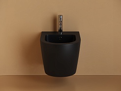 Ceramicanova Подвесное биде Uno CN11002MB чёрный матовый – фотография-4