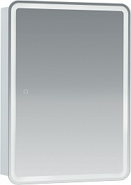 Aquanet Зеркальный шкаф Оптима 60 белый – фотография-1