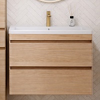 Vivon Тумба с раковиной Atwood 80 подвесная дерево