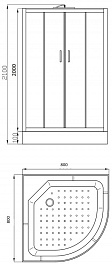 Parly Душевая кабина EС83P – фотография-2