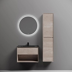 Sancos Тумба с раковиной Marmi 1.0 70 дуб галифакс натуральный раковина Element 71 CN7007MB – фотография-3