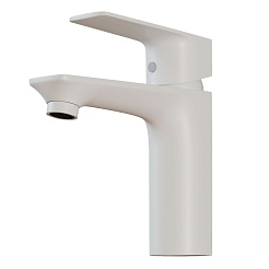 Mixline Смеситель для раковины 40k ML15-04W б/отв п/гайку (без подводки) белый – фотография-2