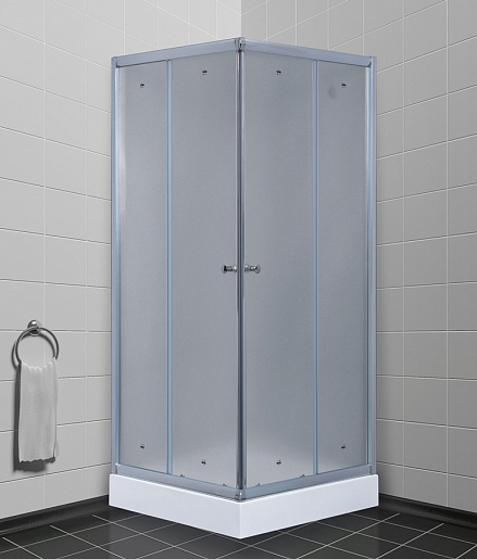 Timo Душевой уголок Viva TL-8002 матовое стекло – фотография-2