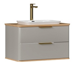 Equil Тумба с раковиной Desert 80 подвесная амарок – фотография-1