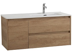 BelBagno Тумба под раковину Kraft 100 R подвесная Rovere Nebrasca Nature – фотография-1