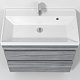 Водолей Мебель для ванной Best 70 лиственница структурная контрастно-серая – фотография-12