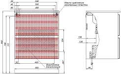 Aquanet Мебель для ванной Джейн (Flat) 60 Flash подвесная маренго матовый – фотография-24