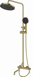 Esbano Система душевая Celine (DS-SG) 115/175 брашированное золото – фотография-1