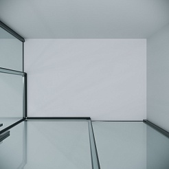 Grossman  Душевой уголок Galaxy 110x70x195 профиль графит сатин стекло прозрачное – фотография-7