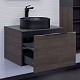 Comforty Тумба с раковиной Портленд 60 9110MB подвесная дуб шоколадно-коричневый – картинка-18