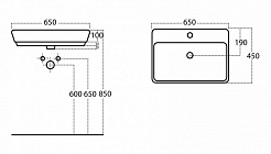 BelBagno Раковина накладная BB3065KL – фотография-2