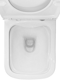 Azario Унитаз-компакт Varo AZ-2171 безободковый с бачком с сиденьем микролифт белый – фотография-12