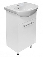 Mixline Тумба с раковиной Алан 45 белая правая