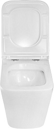 Azario Унитаз подвесной Mona AZ-0057 безободковый белый – фотография-9