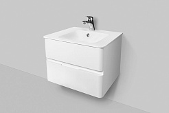 Am.Pm Тумба с раковиной Bliss L 60 белый глянец – фотография-4