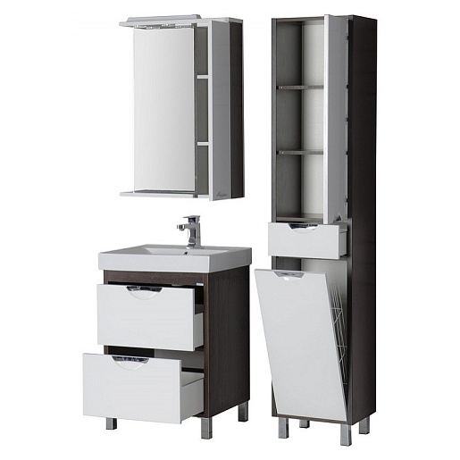 Aquanet Комплект Мебели "Гретта 60" венге (172213) – картинка-9