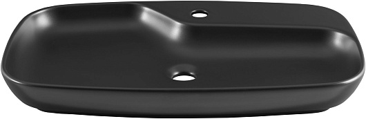 Allen Brau Мебельная накладная раковина Liberty 70 4.32011.31 чёрный матовый – фотография-4