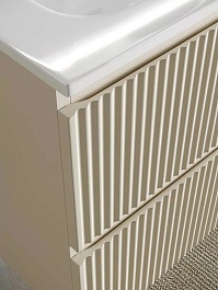 Sancos Тумба с раковиной Snob R 120 beige soft раковина CN7016 – фотография-7