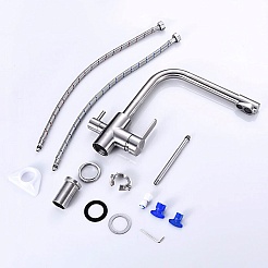 Gappo Смеситель для кухни G4399-1 сатин – фотография-2