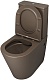 Grossman Унитаз компакт Color GR-4480BRMS коричневый матовый – картинка-13
