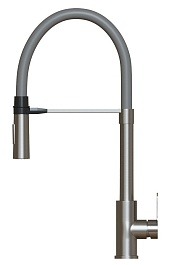 Mixline Смеситель для кухни 35k MLSS-0402 серый – фотография-2