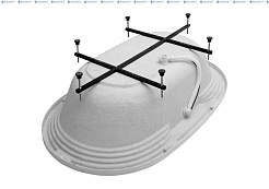 Aquanet Каркас для ванны Mishel 190 – фотография-4