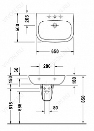 Duravit Раковина D-Code 23106500002 – фотография-8