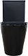 Azario Унитаз-компакт Black Queen AZ-8380 безободковый с бачком с сиденьем микролифт черный матовый – картинка-21