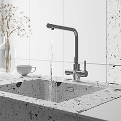 Paini Смеситель для кухни Primavera PRCR6433VEB90 хром – фотография-2