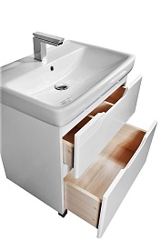 Dreja Тумба с раковиной Q Plus 60 напольная – фотография-4