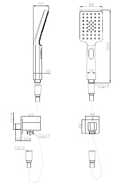 BelBagno Душевая лейка ROM-DFS-CRM хром – фотография-2