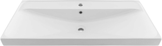 Aquanet Мебель для ванной Бостон New 100 Flash подвесная с золотыми белый сатин – картинка-9