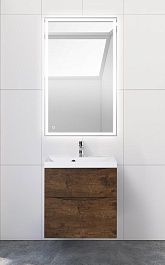 BelBagno Тумба с раковиной Marino-H60 60 подвесная Rovere Moro – фотография-5