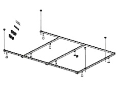 Riho Каркас для ванны Riho Savona 190 усиленный