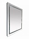 Misty Зеркало Неон 2 LED 120x80 сенсор на зеркале, часы – фотография-10