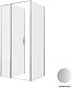 Allen Brau Душевой уголок Priority 100x80 3.31029.BA/3.31041.BA серебро браш – фотография-9